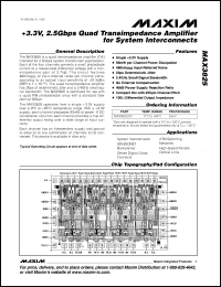 Click here to download MAX3825U Datasheet