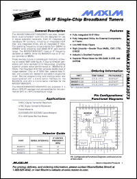 Click here to download MAX3570CGM Datasheet