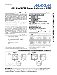 Click here to download MAX4733 Datasheet