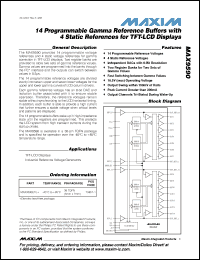 Click here to download MAX9590ETU+ Datasheet