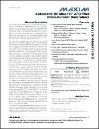 Click here to download MAX11015BGTM Datasheet