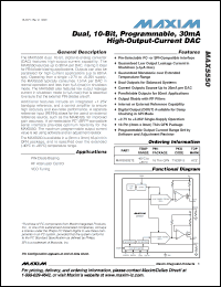 Click here to download MAX5550 Datasheet