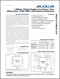Click here to download MAX1279 Datasheet