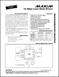 Click here to download MAX3931D Datasheet