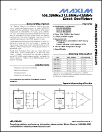 Click here to download DS4106AN+ Datasheet