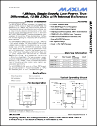Click here to download MAX1276 Datasheet
