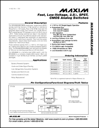 Click here to download MAX4646 Datasheet