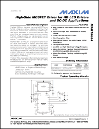 Click here to download MAX15054 Datasheet