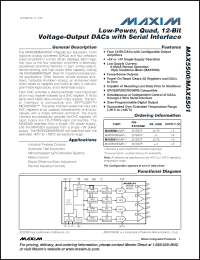 Click here to download MAX5501AGAP+ Datasheet