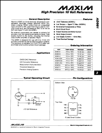 Click here to download AD581JCSA Datasheet