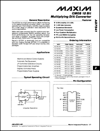Click here to download AD7541AJC/D Datasheet