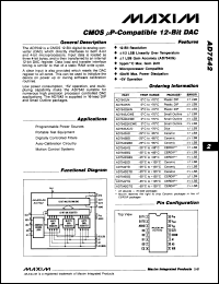 Click here to download AD7542SQ/883 Datasheet