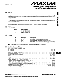 Click here to download MX7574SD/883 Datasheet