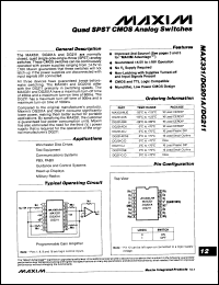 Click here to download DG211SE Datasheet