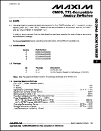 Click here to download DG304AAA/HR Datasheet