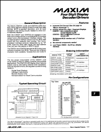 Click here to download ICM7212AIQH Datasheet