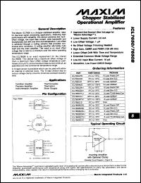 Click here to download ICL7650BCSA1 Datasheet