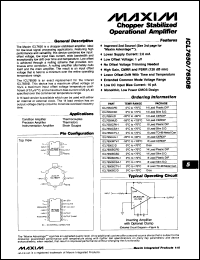 Click here to download ICL7650CSA1 Datasheet