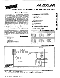Click here to download MAX111MJE Datasheet