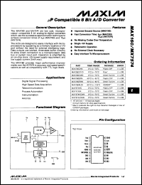 Click here to download MAX160CWP Datasheet