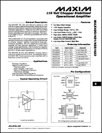 Click here to download MAX422CJA Datasheet