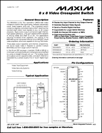 Click here to download MAX456CQH-T Datasheet
