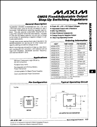 Click here to download MAX633BCPA4 Datasheet
