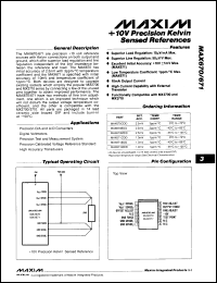 Click here to download MAX670EDD Datasheet