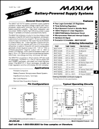 Click here to download MAX716CPI Datasheet