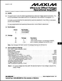 Click here to download OP07J/883 Datasheet