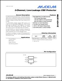 Click here to download MAX14541E Datasheet