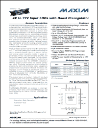 Click here to download MAX5092AATE+ Datasheet