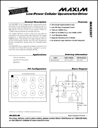 Click here to download MAX2307 Datasheet