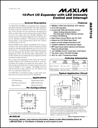 Click here to download MAX7316 Datasheet
