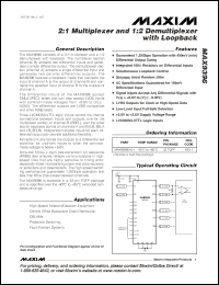 Click here to download MAX9396EHJ Datasheet
