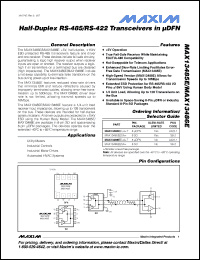 Click here to download MAX13485EESA+ Datasheet