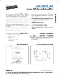 Click here to download MAX9830 Datasheet