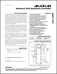 Click here to download MAX1718T Datasheet