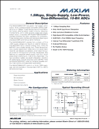 Click here to download MAX1071 Datasheet