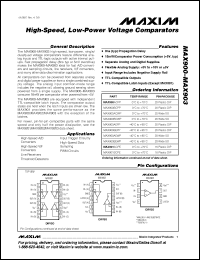 Click here to download MAX900B Datasheet