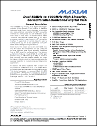 Click here to download MAX2063 Datasheet