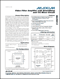 Click here to download MAX9512AEE Datasheet