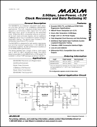 Click here to download MAX3875A Datasheet