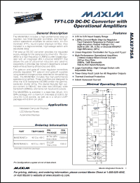 Click here to download MAX8795AGCJ+ Datasheet