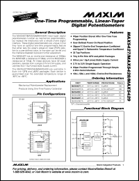 Click here to download MAX5429 Datasheet