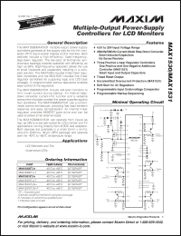 Click here to download MAX1530ETJ+ Datasheet