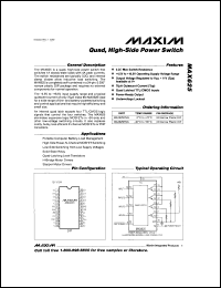 Click here to download MAX625 Datasheet