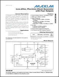 Click here to download MAX3624UTJ Datasheet