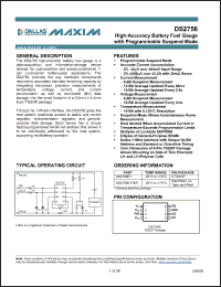 Click here to download DS2756 Datasheet