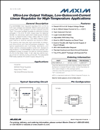 Click here to download MAX16999AUA Datasheet